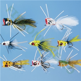 Betts 8-Piece Bass Popper Assortment